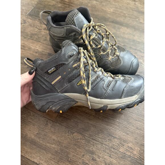 KEEN Lansing Mid Waterproof Steel Toe Boots 1022098D Size 8D Men/ 9.5 Women main image 6